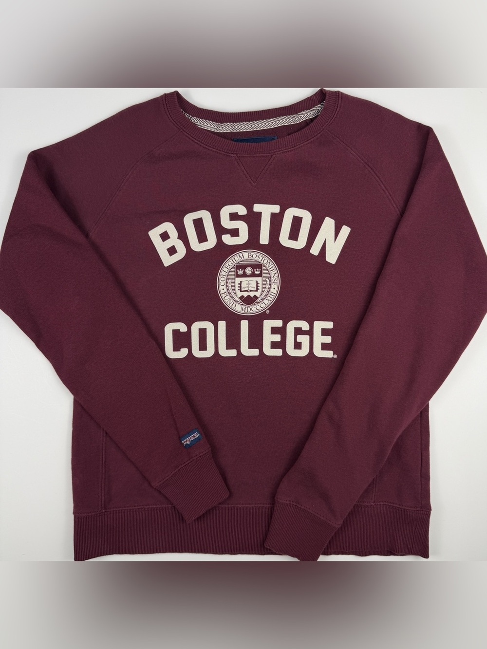 Boston College Maroon Crewneck Sweatshirt - jansport